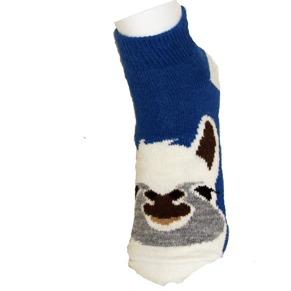 Kurzsocken Alpakamotiv
