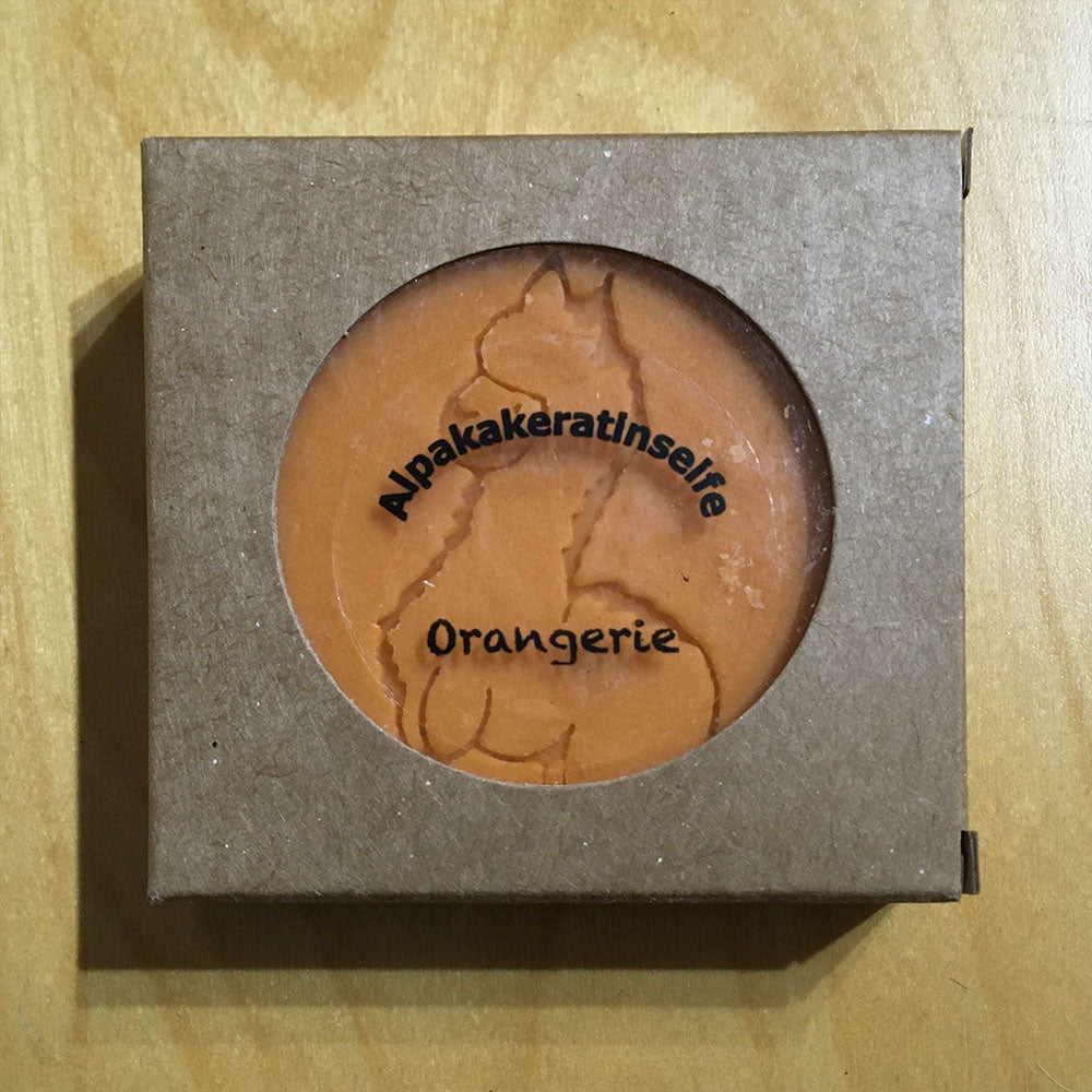 Alpakakeratinseife Orangerie