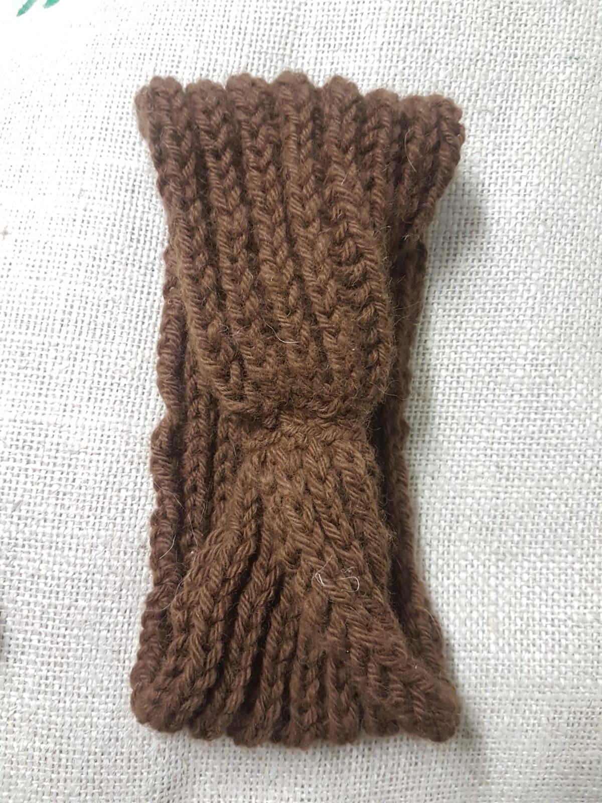 Browband Evo, 100% handmade from the wool of our gelding Evo