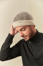 Mütze UNDO aus Baby Alpaka Wolle