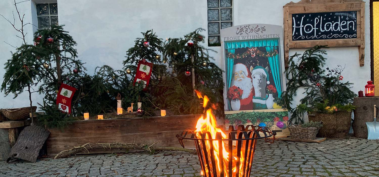 Besuch bei unseren Tieren - ein winterliches Erlebnis