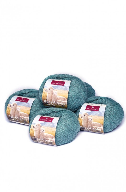 Baby alpaca wool ball REGULAR 50g 100m needle 4-4.5 knitting crochet yarn Nm 4/8 APU KUNTUR