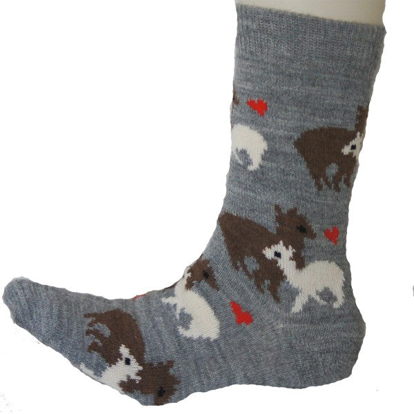 Ponožky rodiny alpaky