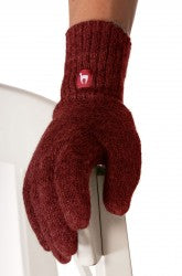Prstové rukavice UNI vyrobené z baby alpaky, jednobarevné, dámské/pánské
